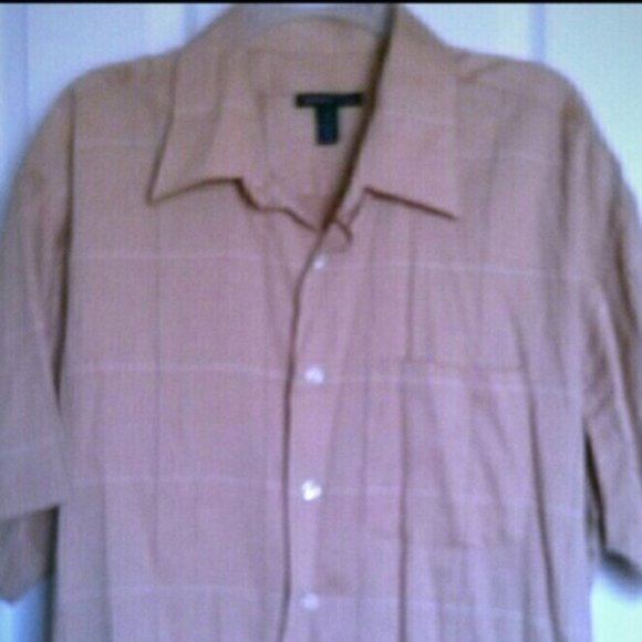 Van Heusen-Studio Casual Button Down Short Sleeve - Picture 1 of 2
